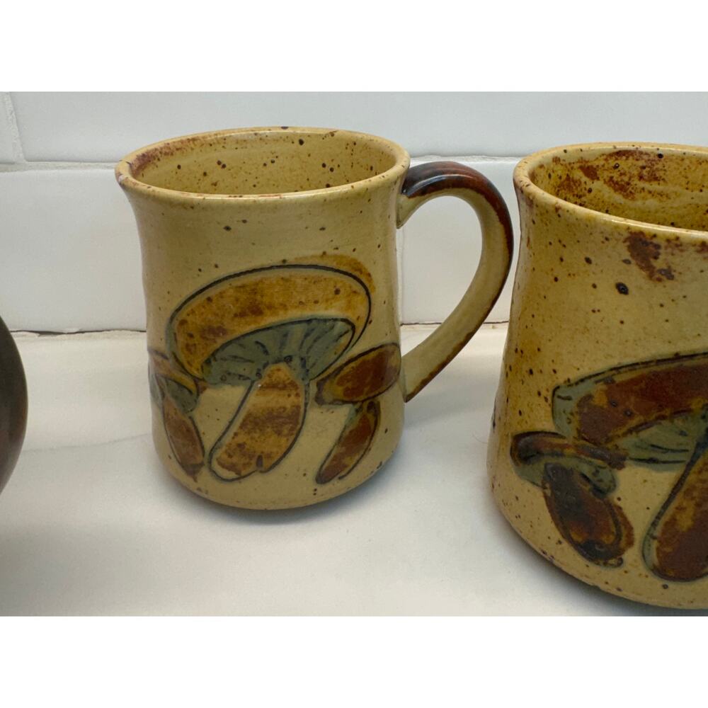 Vintage Otigari Mushroom coffee Mugs - Picture 3 of 11
